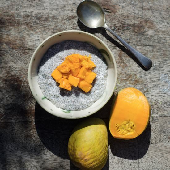 Cardamom Chia Pudding with Mango - Recipe photo by putumayokitchen