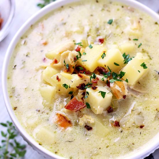 Instant Pot Clam Chowder - Recipe photo by Garden in the kitchen