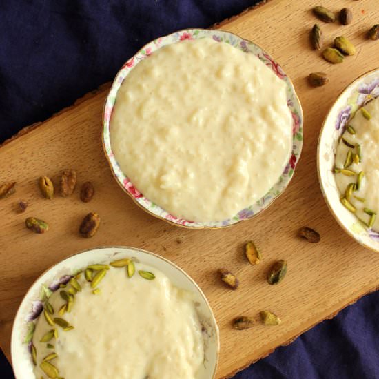 Kheer – Rice Pudding - Recipe photo by flourandspice