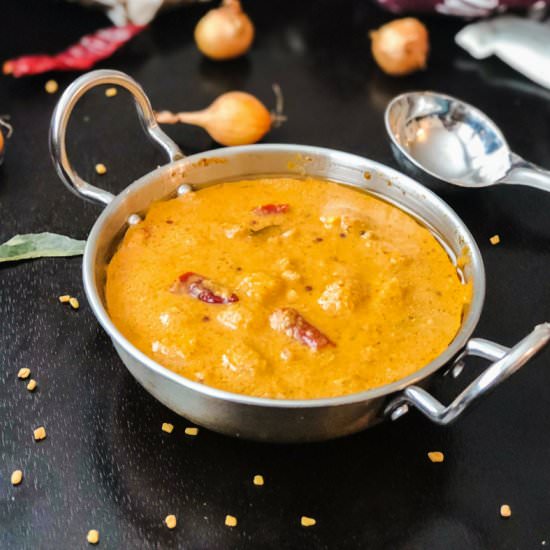 Vengaya Vendhaya (Methi) Kulambu - Recipe photo by enriktech.com