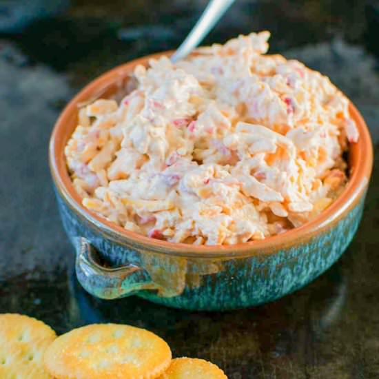 Quick Homemade Pimiento Cheese - Recipe photo by Asprinkleandasplash
