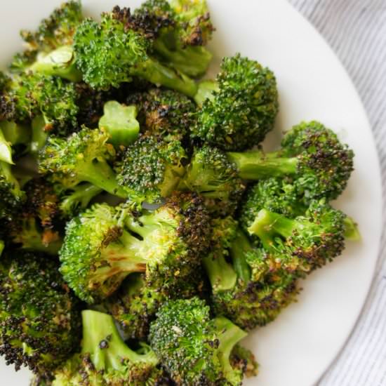 Roasted Broccoli - Recipe photo by The Greedy Belly