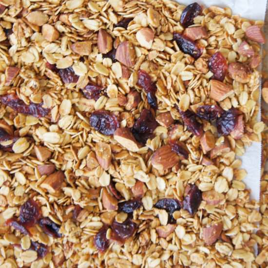 Healthy Homemade Granola - Recipe photo by The Greedy Belly