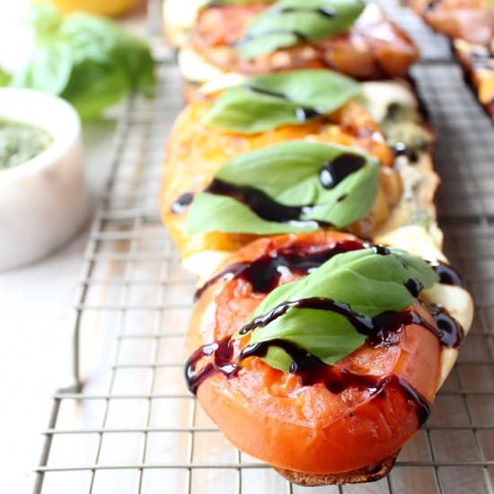 Grilled Caprese French Bread Pizza - Recipe photo by Whitney Bond
