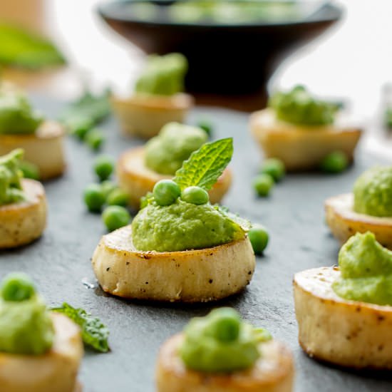 King Oyster Mushroom Scallops - Recipe photo by whoneedssalad