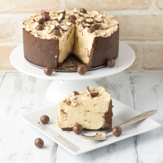 White Chocolate Malteser Cheesecake - Recipe photo by icingonthesteak