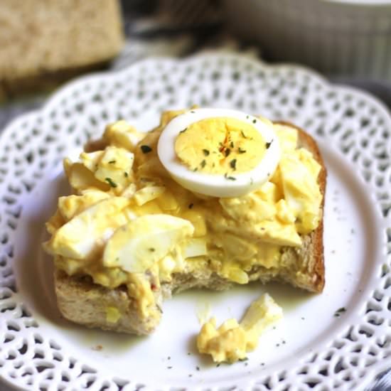 Classic Egg Salad Sandwiches - Recipe photo by suebeehomemaker