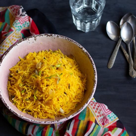 Zarda - Recipe photo by Ghezaeshiriin
