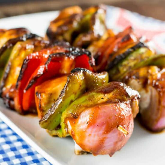 Barbecue Chicken Kabobs - Recipe photo by Flavor Mosaic
