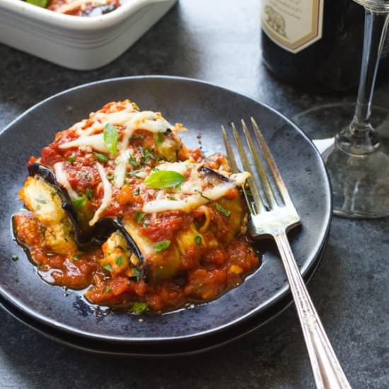 Eggplant Rollatini Recipe - Recipe photo by garlic and zest