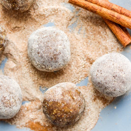 Snickerdoodle Protein Bites - Recipe photo by okonomi kitchen