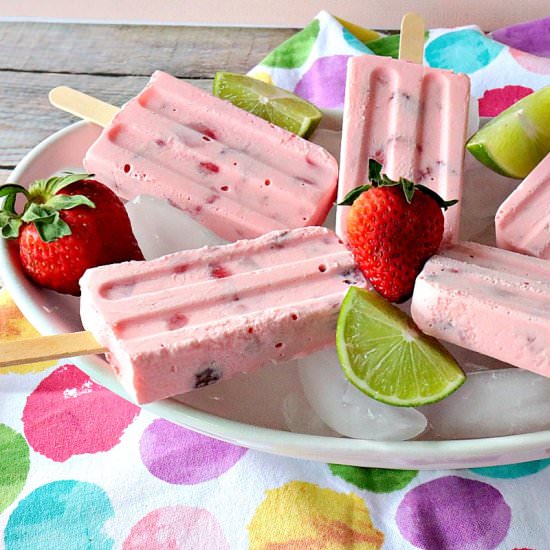 Frozen Strawberry Whipped Keto Pops - Recipe photo by Kudos Kitchen by Renee