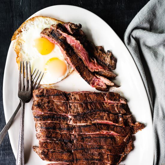 Cardamom Coffee Grilled Steak - Recipe photo by chelseajoyeats