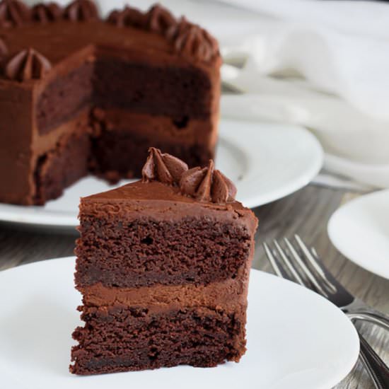 The Best Chocolate Cake - Recipe photo by dessarts