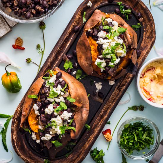 Smoked Sweet Potatoes - Recipe photo by rhubarbandcod