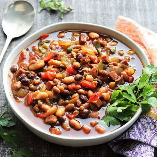 Slow Cooker Soda Baked Beans - Recipe photo by Give it Some Thyme
