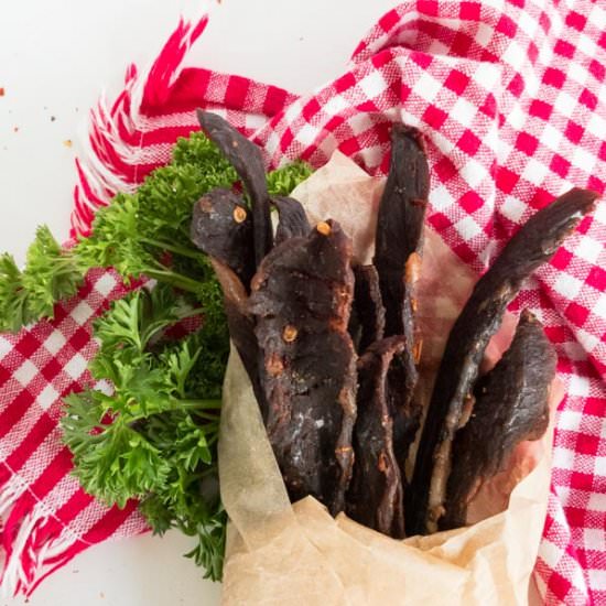 Chili Lime Beef Jerky - Recipe photo by peelwithzeal