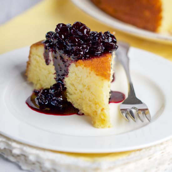 Lemon Cornmeal Cake - Recipe photo by Damaris_Gore