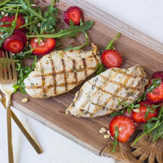 Chicken and Strawberry Salad - Recipe photo by Cook With Me Darling