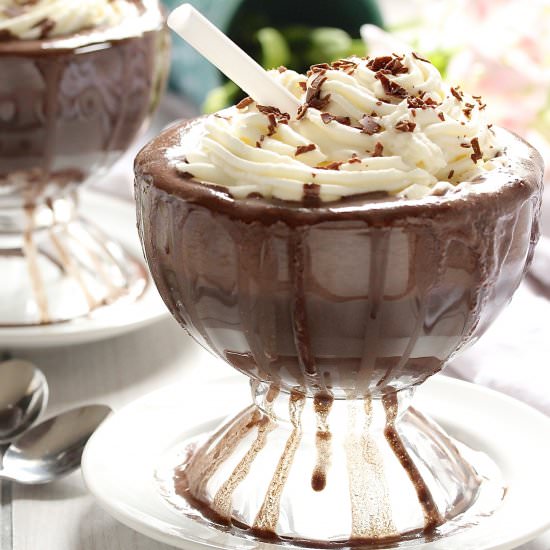 FROZEN HOT CHOCOLATE - Recipe photo by In Good Flavor