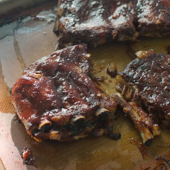 Crockpot BBQ Ribs - Recipe photo by theharvestskillet