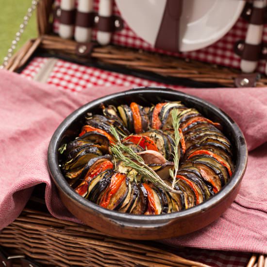 Tricolored Tian With Veggies - Recipe photo by fotofeedme