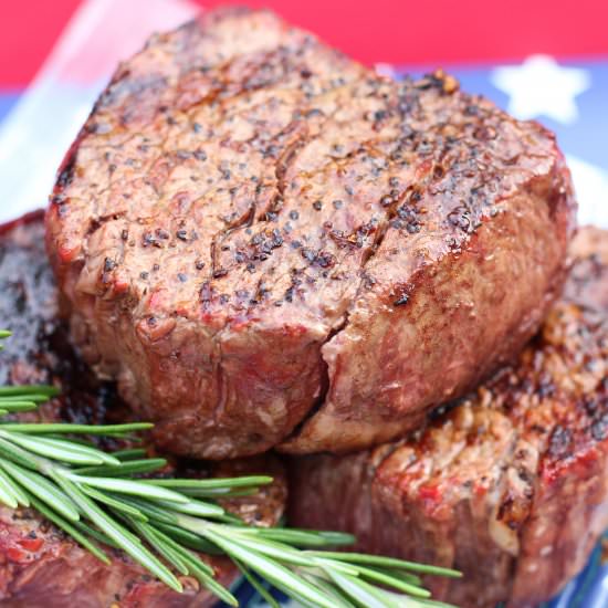 How to Grill Filet Mignon Perfectly - Recipe photo by Lydi Out Loud