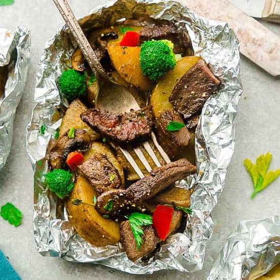 Teriyaki Beef Foil Packets - Recipe photo by LifemadeSweeter