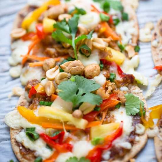Thai Chicken Flatbread Pizza - Recipe photo by LifemadeSweeter