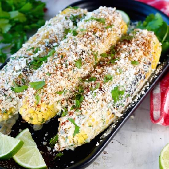 Grilled Mexican Street Corn - Recipe photo by missinthekitchen