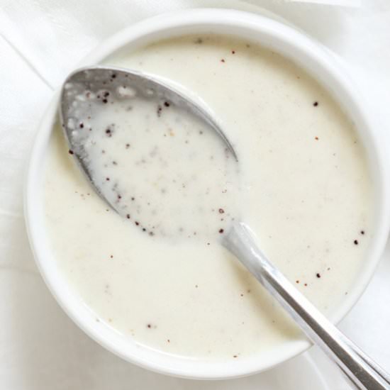 Tangy Poppy Seed Dressing - Recipe photo by rootsandradishes