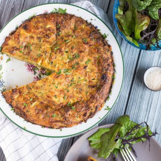 Crustless Zucchini Quiche - Recipe photo by thecookspyjamas
