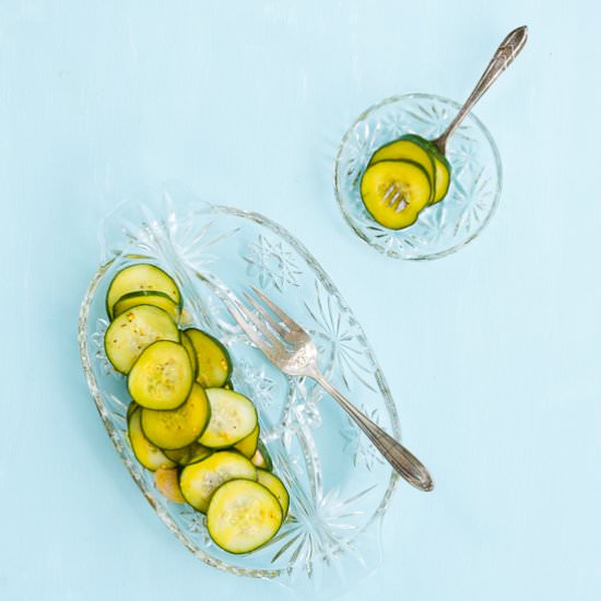 Quick Bread and Butter Pickles - Recipe photo by sidewalkshoes