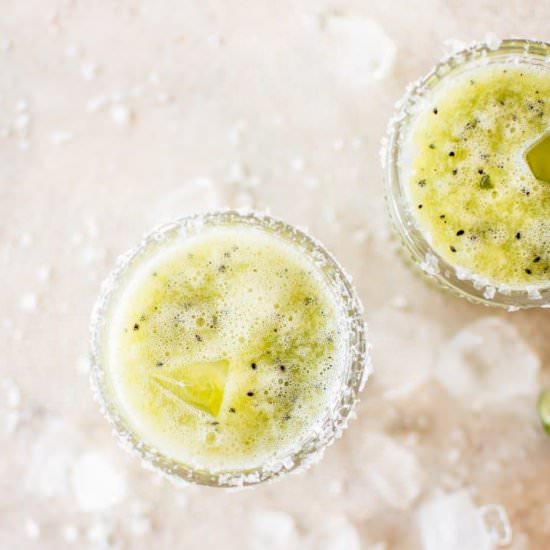 Simple Kiwi Margarita - Recipe photo by saltandlavender