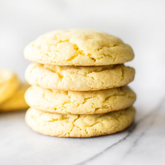 Lemon Cake Mix Cookies - Recipe photo by saltandlavender