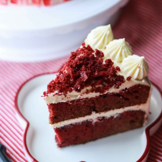 The BEST Red Velvet Cake - Recipe photo by KoalifiedBaking