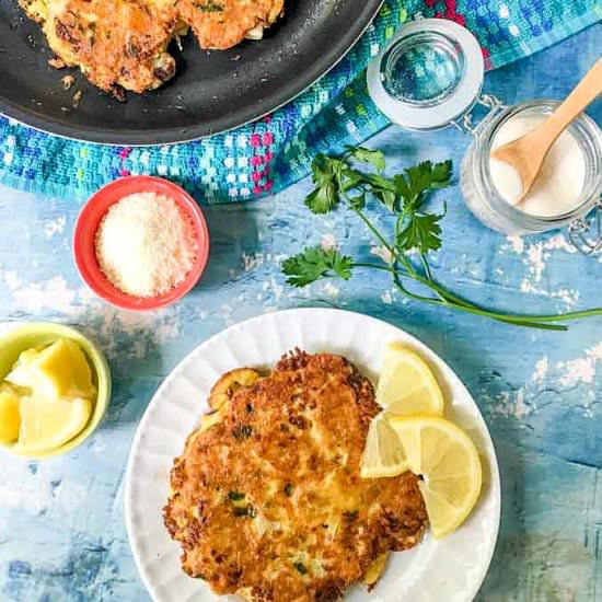 Low Carb Cauliflower Steaks Romano - Recipe photo by MyLifeCookbook