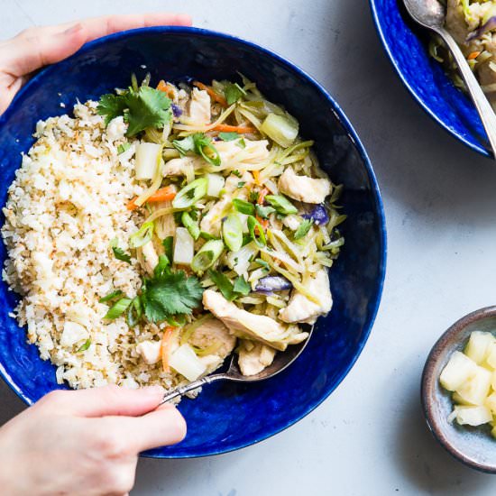 Pineapple Thai Chicken Curry - Recipe photo by foodfaithfitness