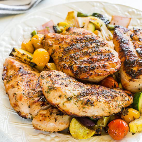 Grilled Chicken Breasts - Recipe photo by BusyCooks