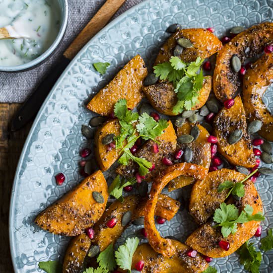 Baharat Roasted Butternut - Recipe photo by heinstirred