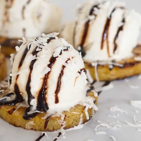 Grilled Pineapple Dessert - Recipe photo by SimplyDesigning