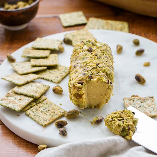 Lemon Pistacho Cashew Cheese - Recipe photo by whoneedssalad