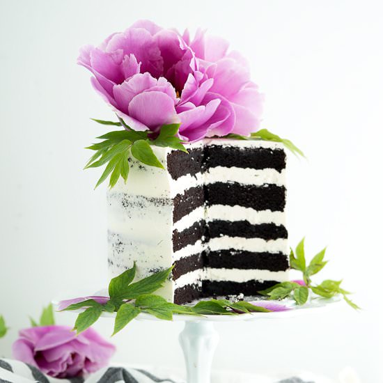 Deep Dark Chocolate 5 Layer Cak - Recipe photo by The Sugar Coated Cottage