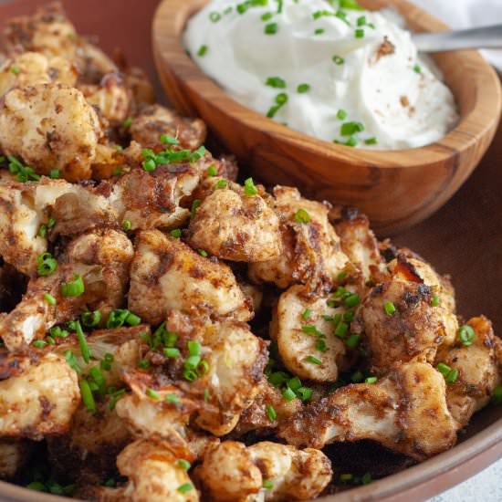 Jamaican Jerk Cauliflower Wings - Recipe photo by wellvegan