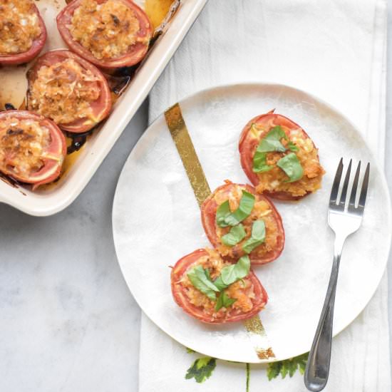 Stuffed Tomatoes - Recipe photo by TurksWhoEat