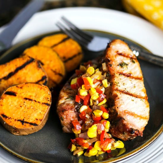 Ribs Sweet Potatoes and Chow Chow - Recipe photo by lifeloveandgoodfood