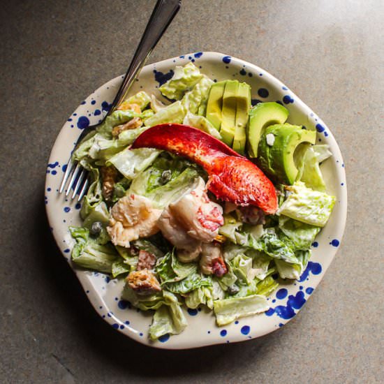 Lobster Caesar Salad - Recipe photo by Lisa G Cooks