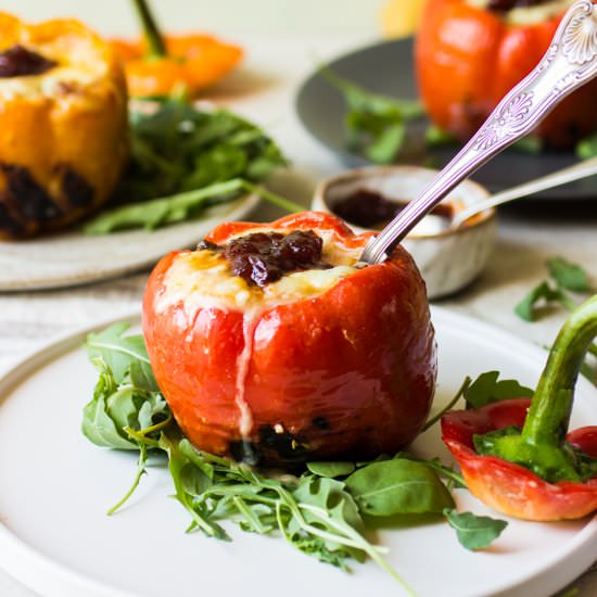 Stuffed peppers with couscous - Recipe photo by Properfoodie