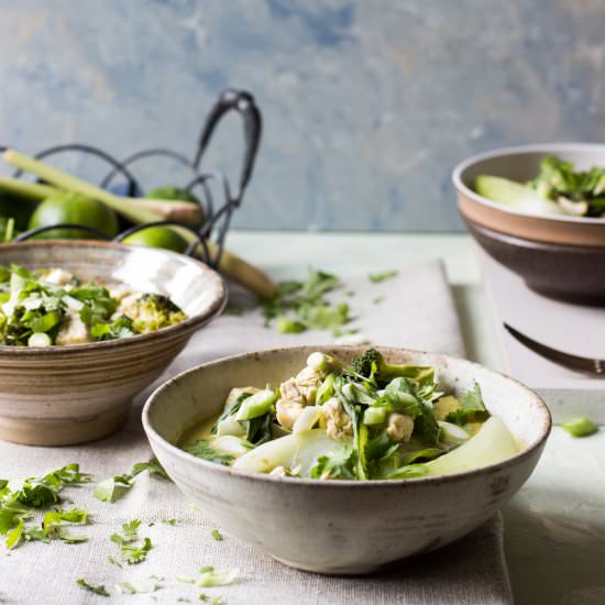 Thai green curry - Recipe photo by Properfoodie