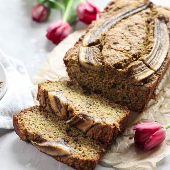 Whole Wheat Zucchini Banana Bread - Recipe photo by pumpkinandpb
